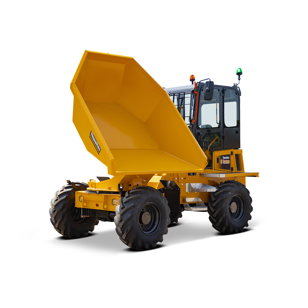 Thwaites MACH2462 6 Tonne Cabbed Swivel Skip Dumper